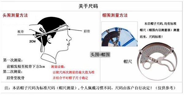 帽子工廠教你怎么測量頭圍的方法